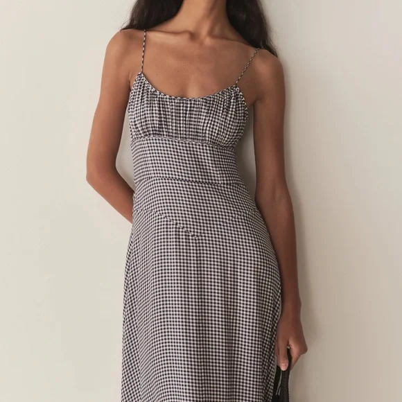 Doen Blue Gingham Dress - Picture 2 of 5